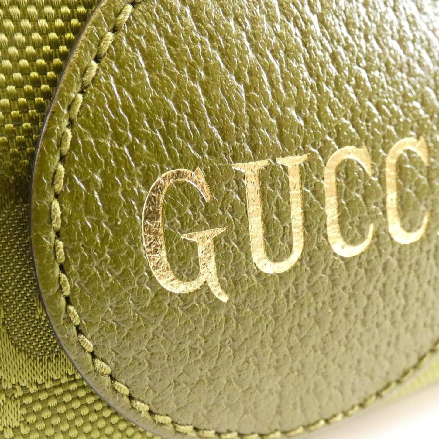 Gucci Nylon Leather Handbag