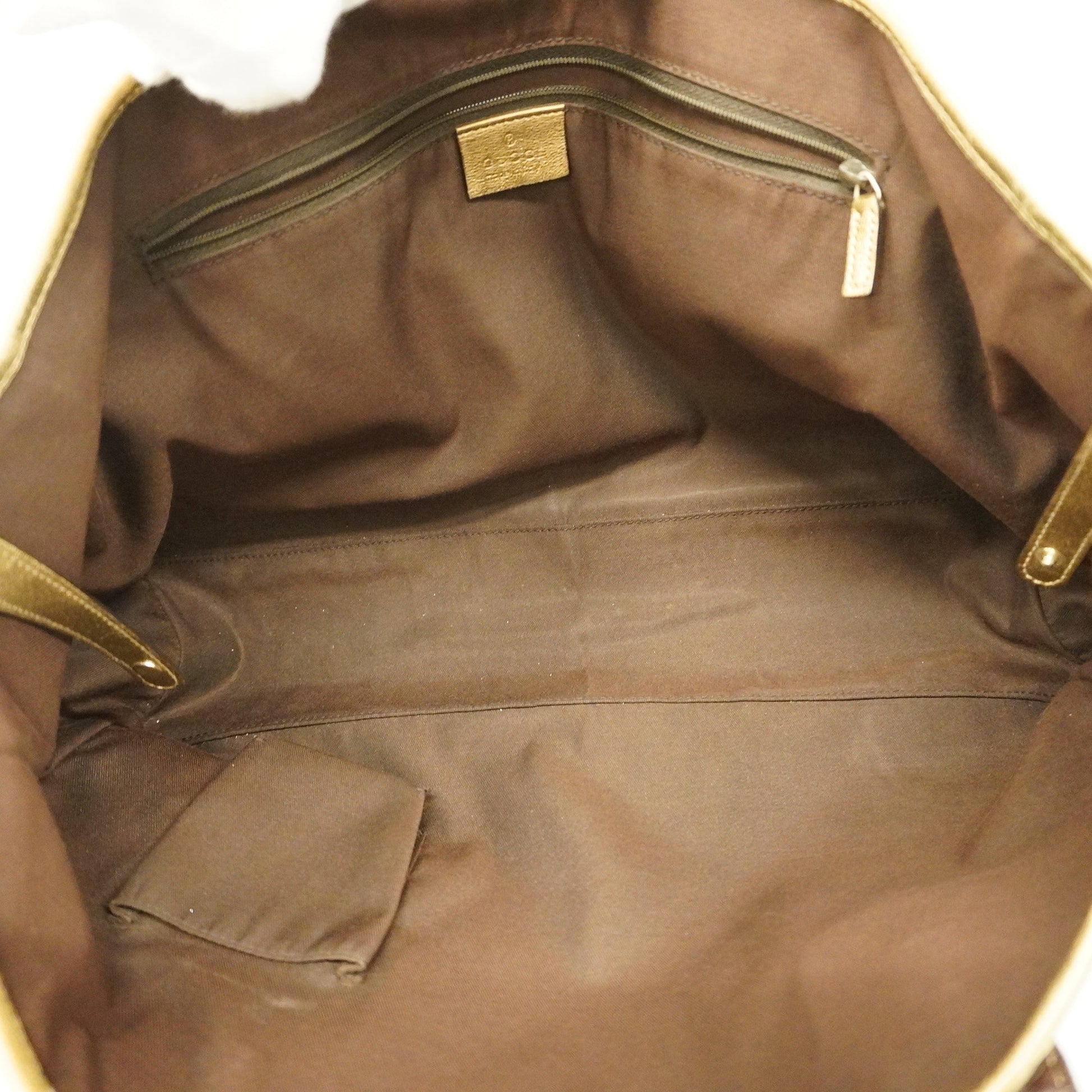Gucci Nylon Leather Tote