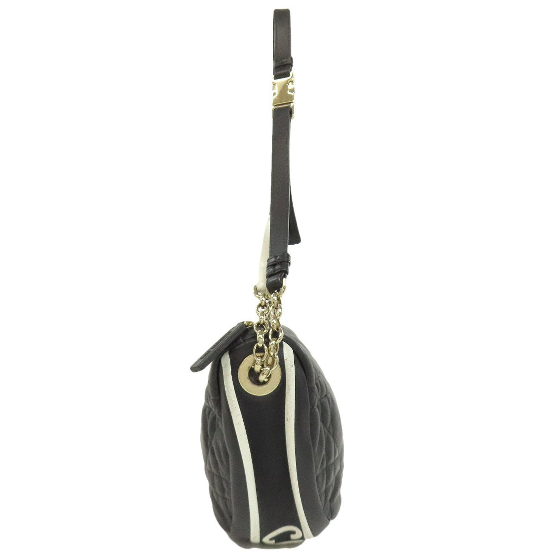 Christian Dior Black Leather Handbag ()