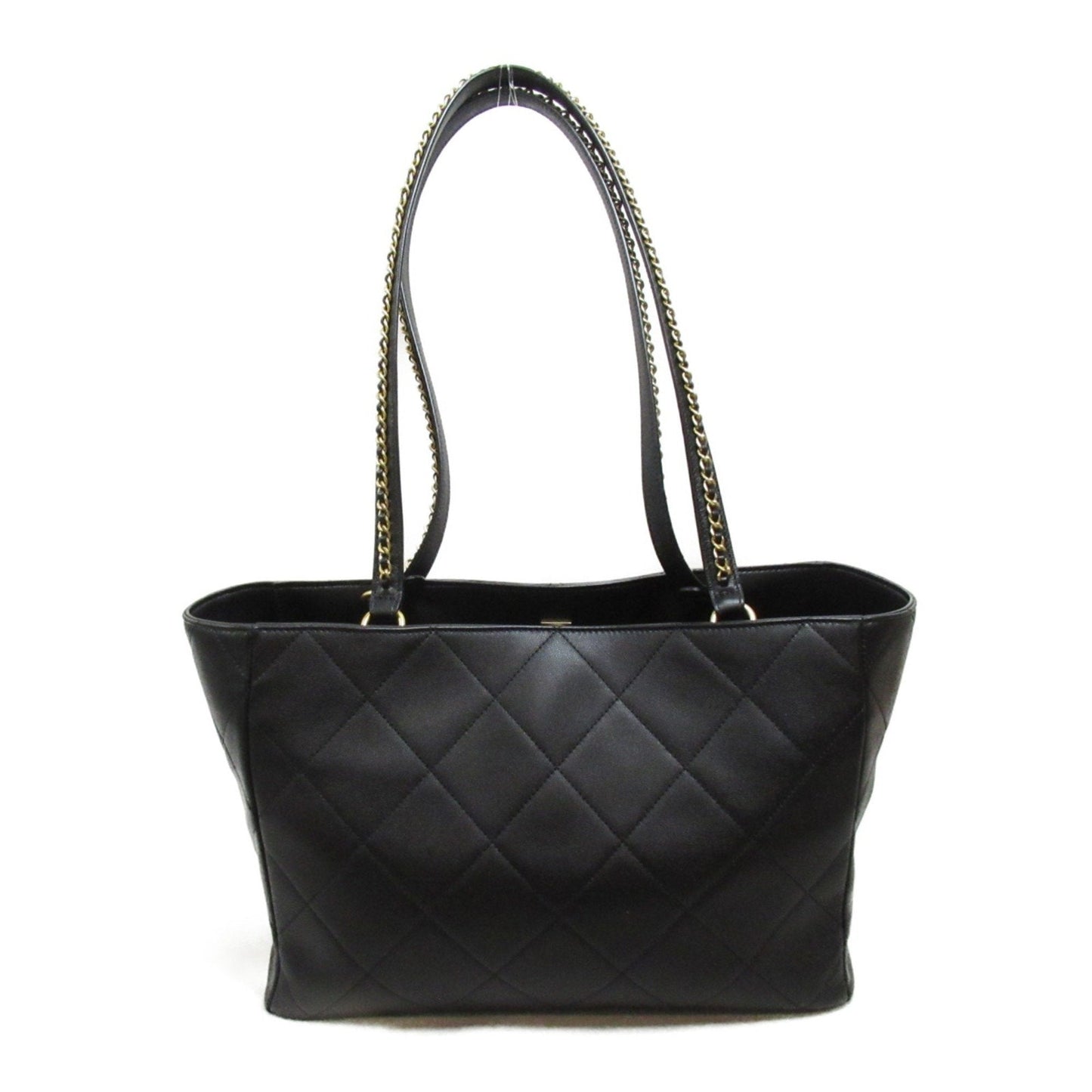 CHANEL Bag Leather Women's Black AS3537