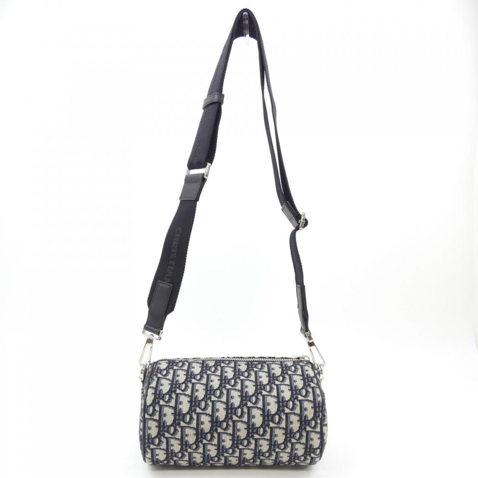 Christian Dior Beige Black Navy Handbag ()