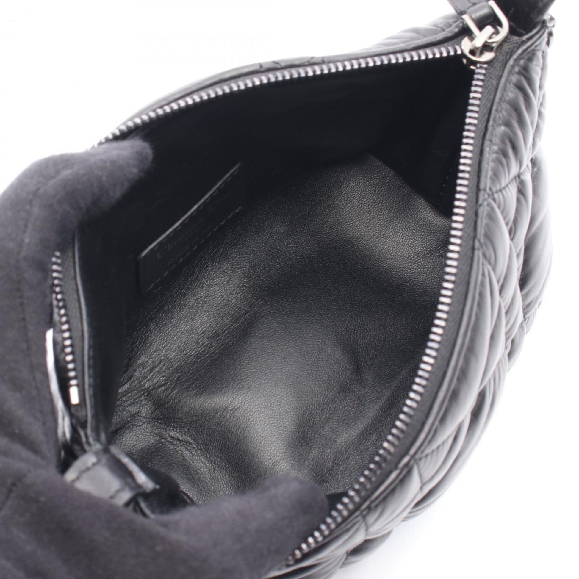 Christian Dior Black Leather Handbag ()