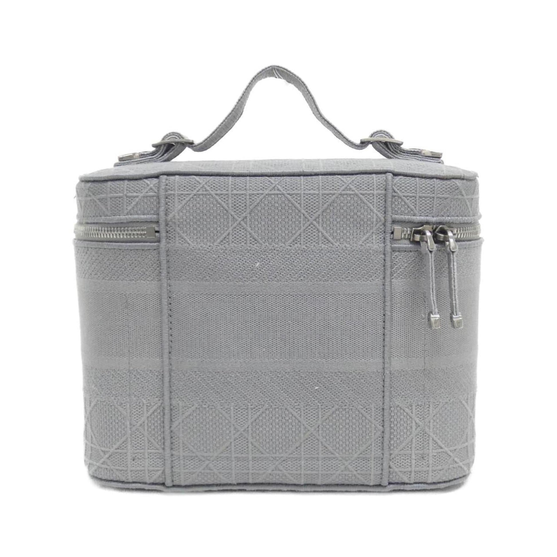 Christian Dior Canvas Handbag Vanity Bag ()