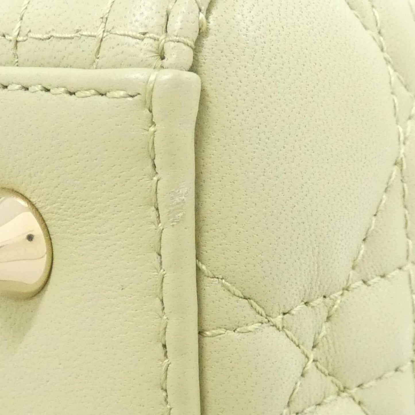 Christian Dior Green Leather Handbag ()