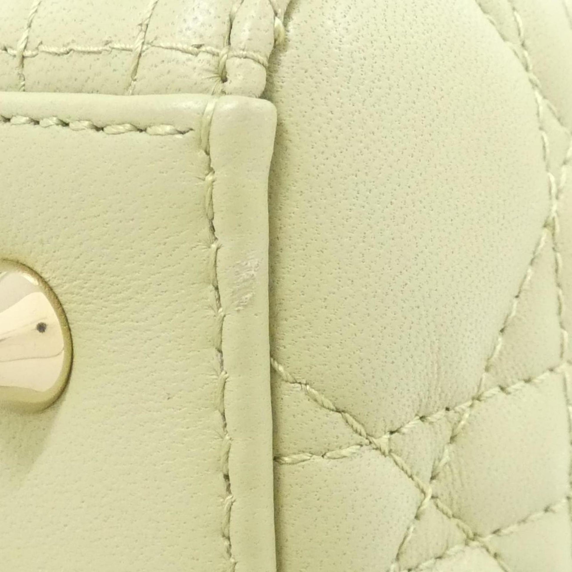 Christian Dior Green Leather Handbag ()