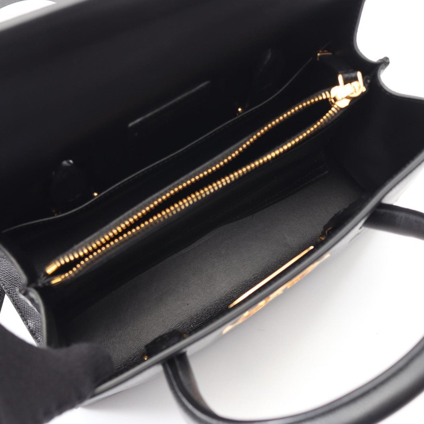 Christian Dior Black Leather Handbag ()