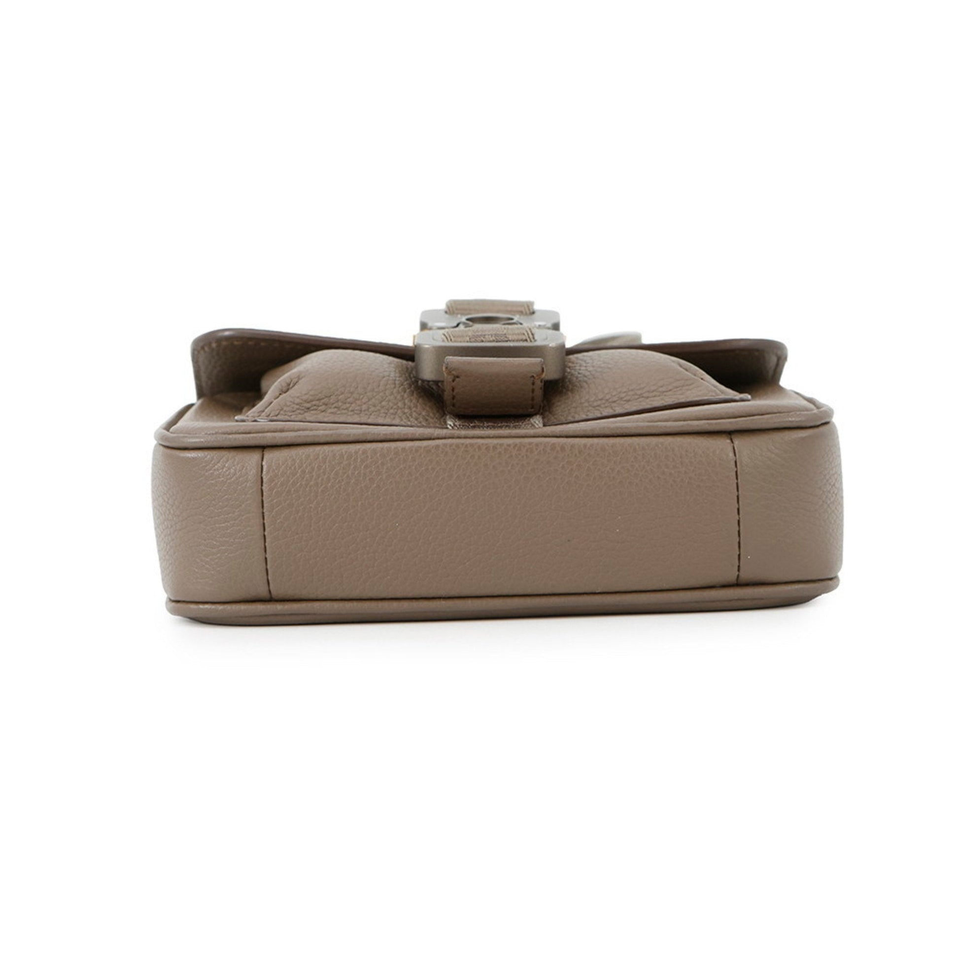 Christian Dior Olive Leather Shoulder Bag ()