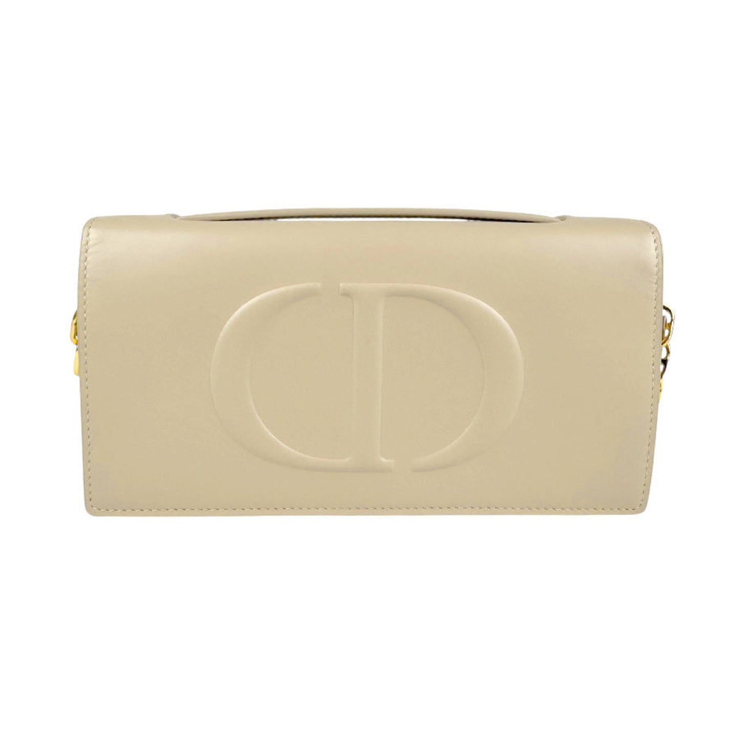 Christian Dior Beige Leather Shoulder Bag ()