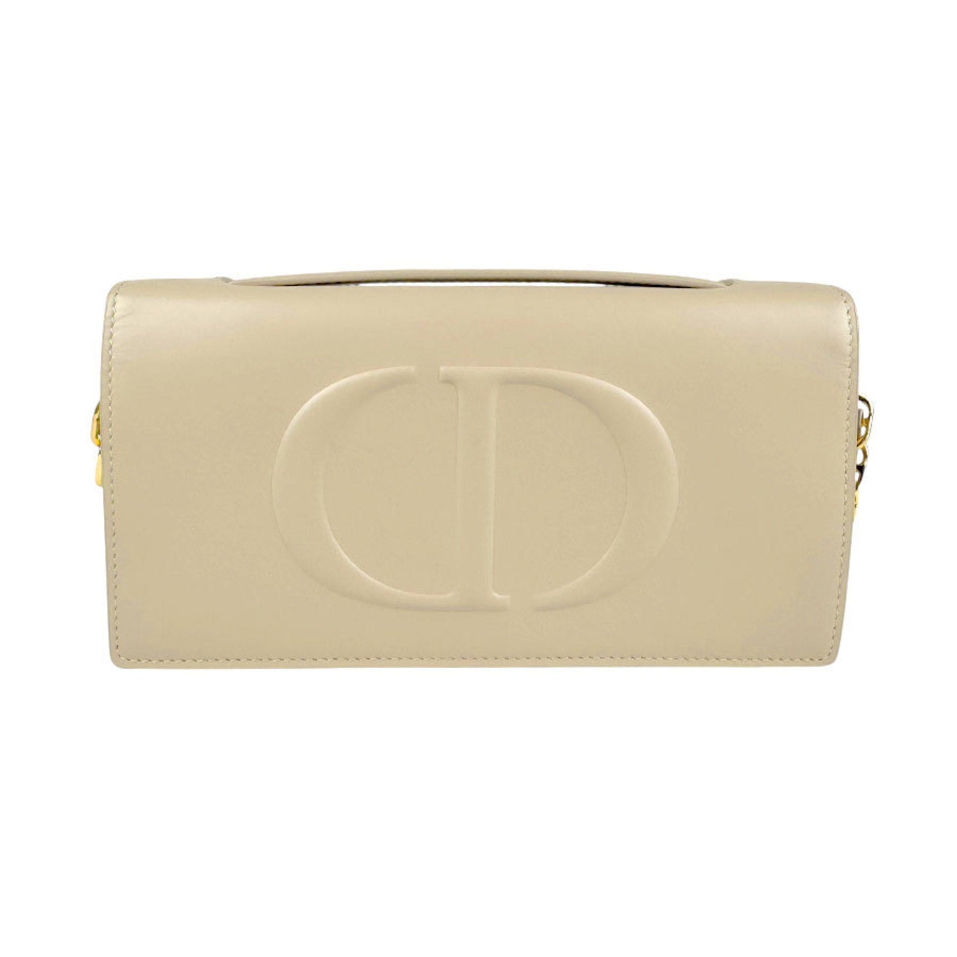 Christian Dior Beige Leather Shoulder Bag ()