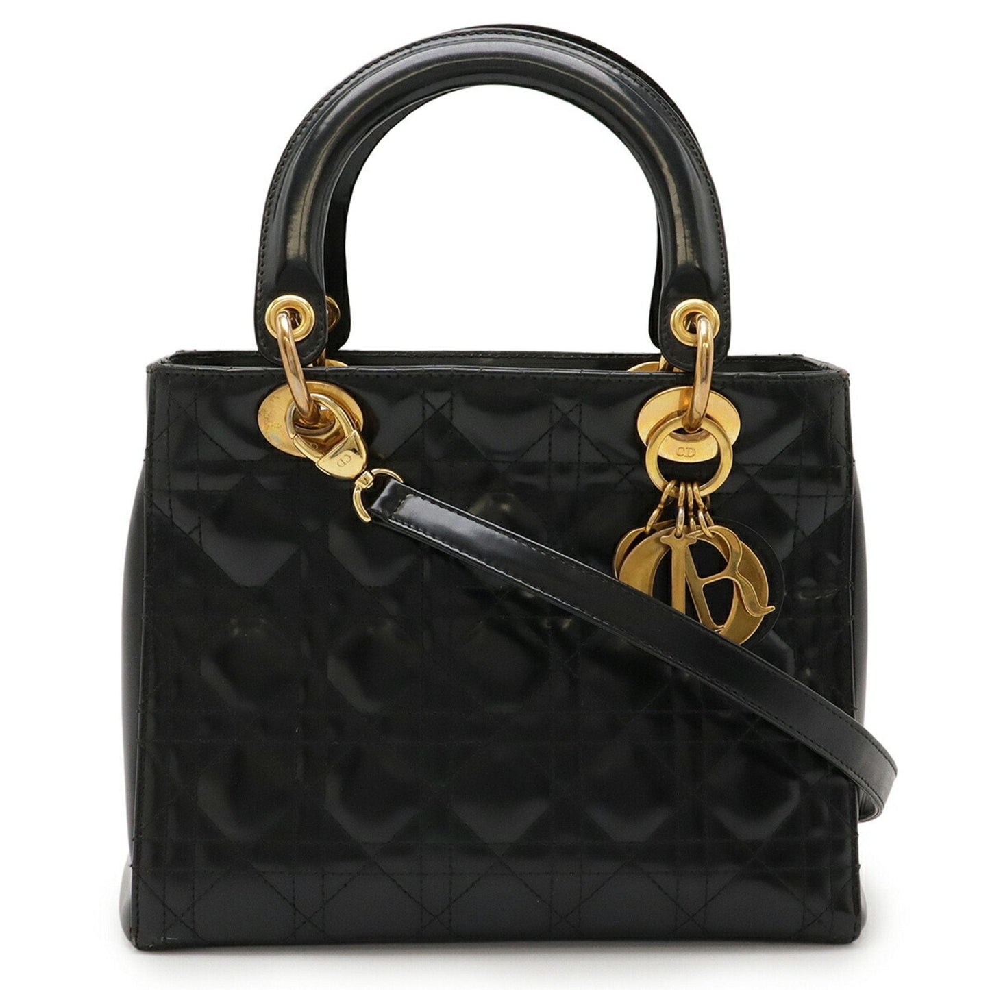 Christian Dior Black Handbag Shoulder Bag ()