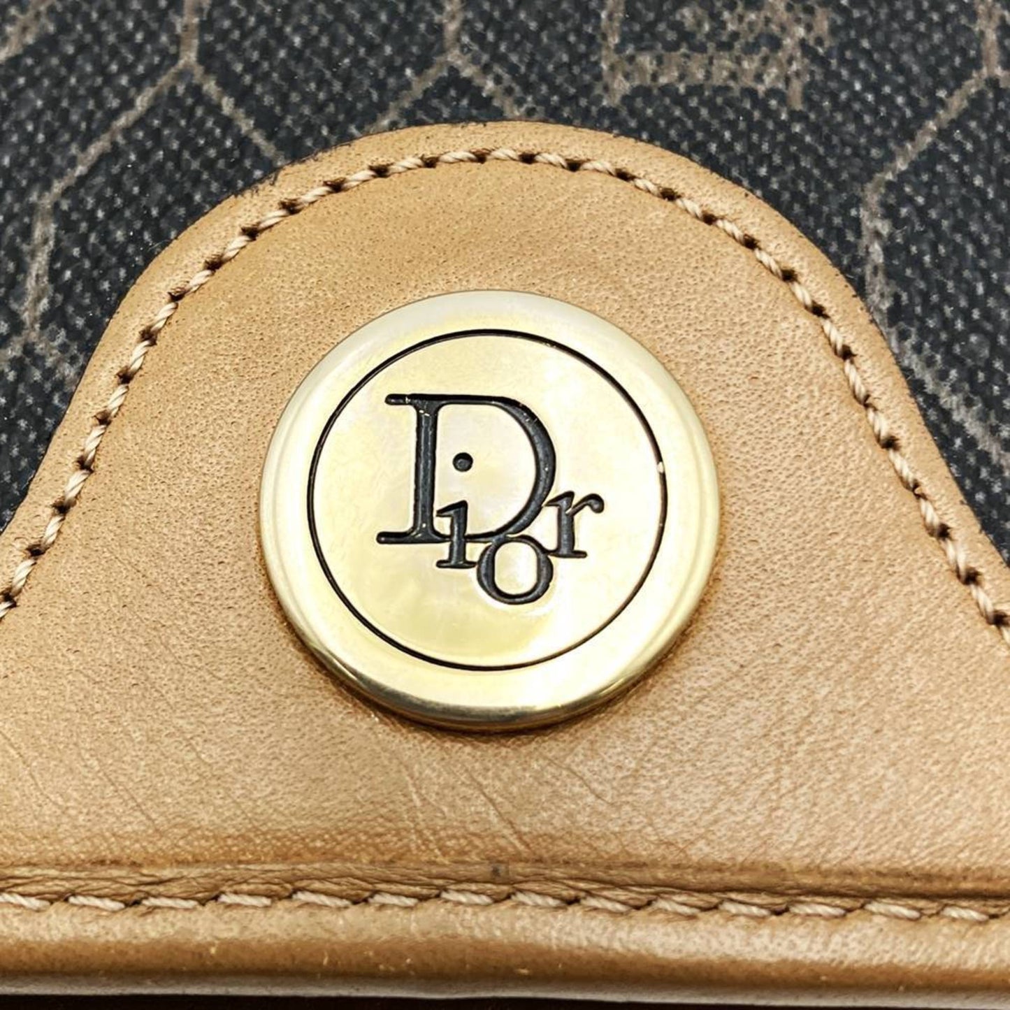 Christian Dior Brown Pvc Leather Shoulder Bag ()