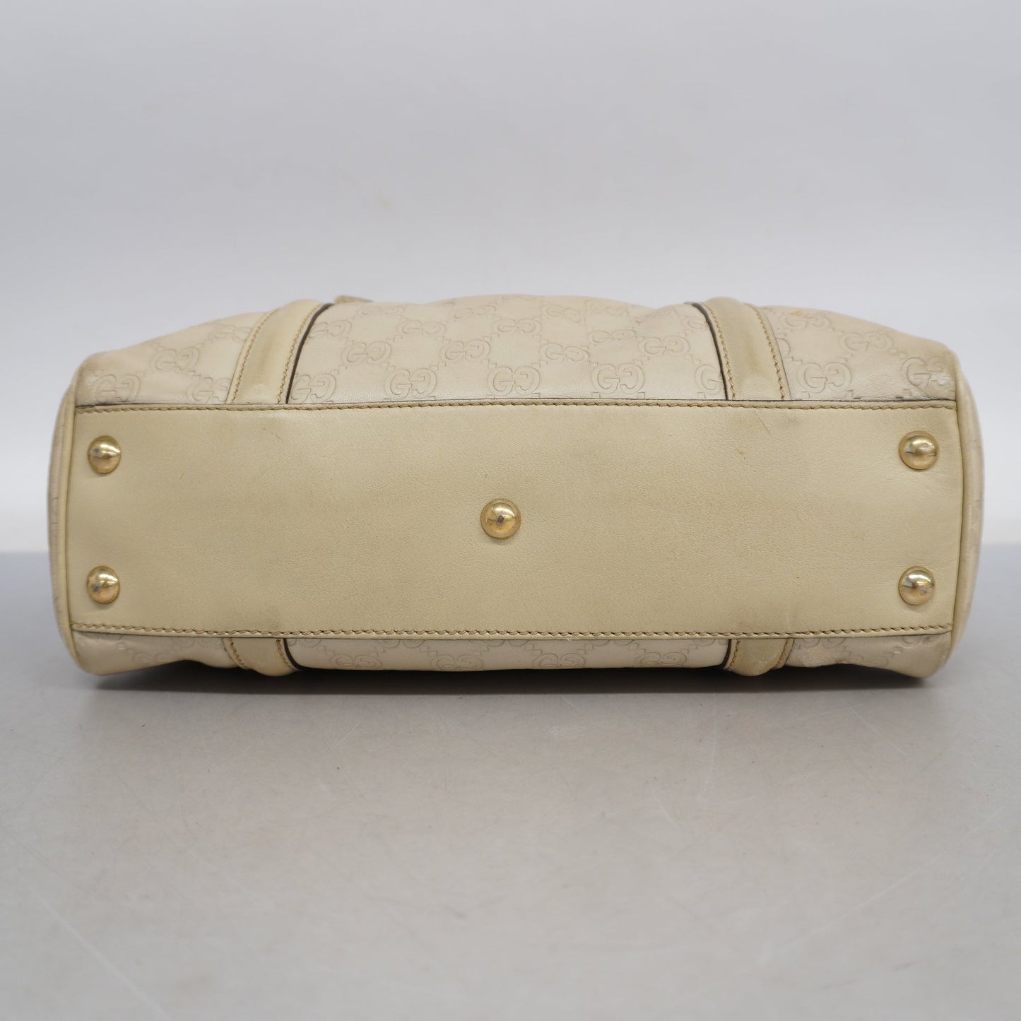 Gucci Guccissima Ivory Leather Tote