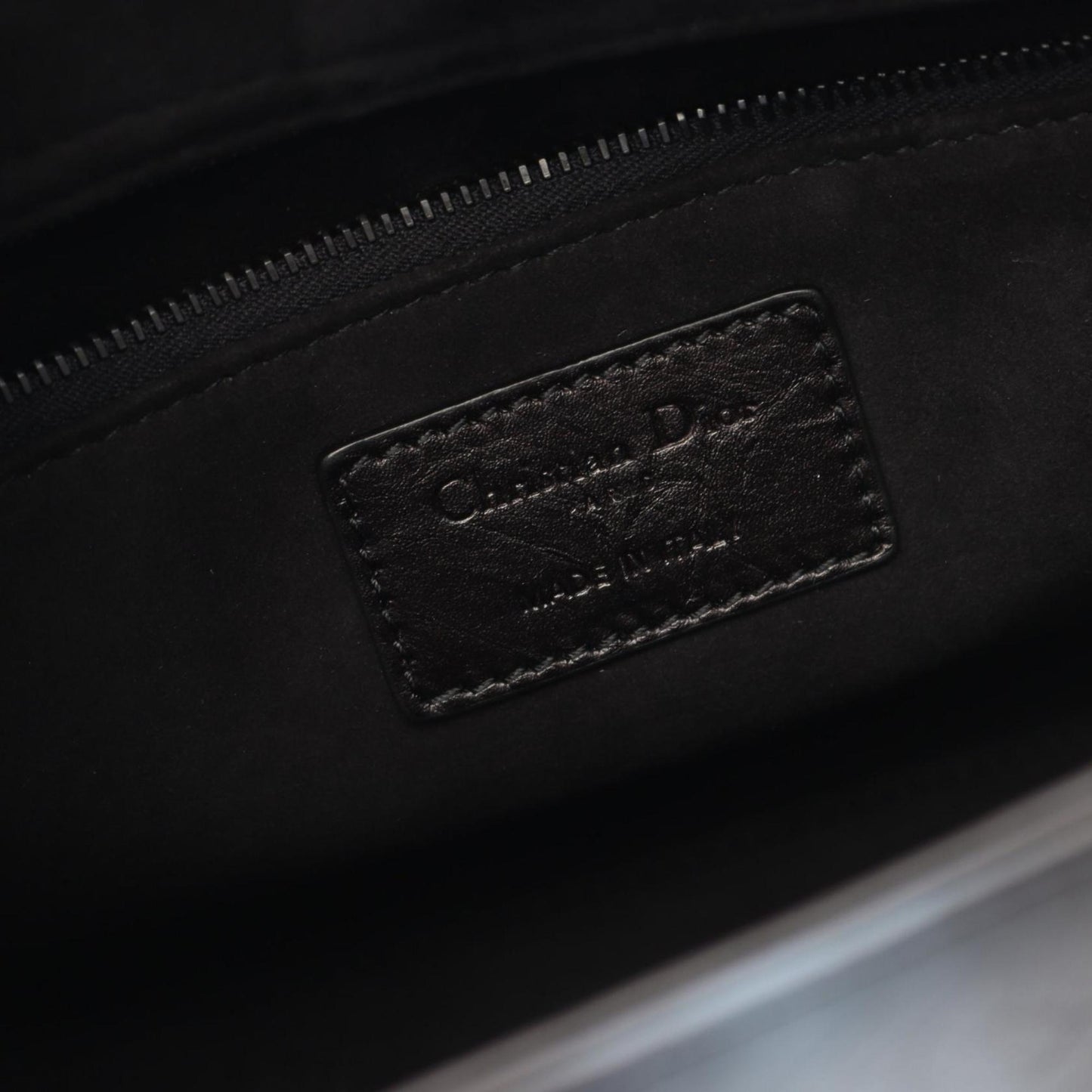 Christian Dior Black Leather Handbag ()