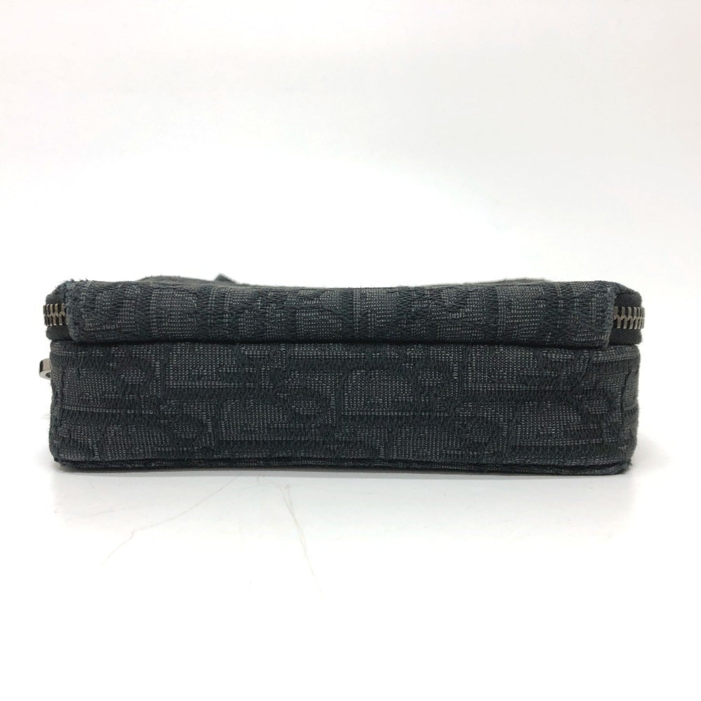 Christian Dior Navy Canvas Pouch Shoulder Bag ()