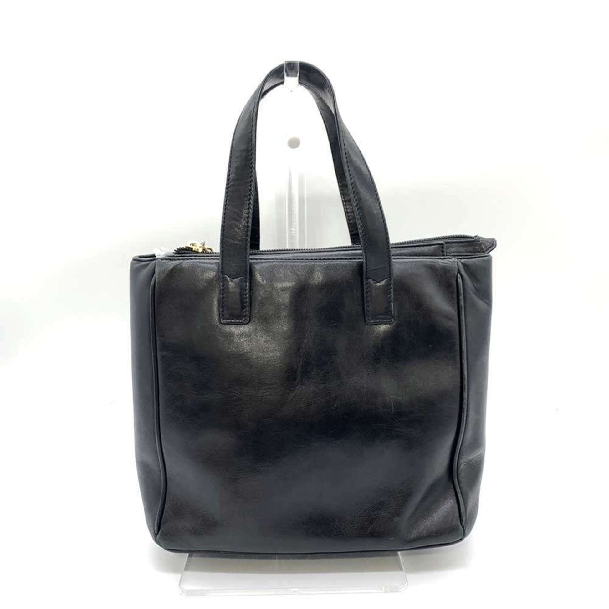 Christian Dior Black Leather Handbag ()
