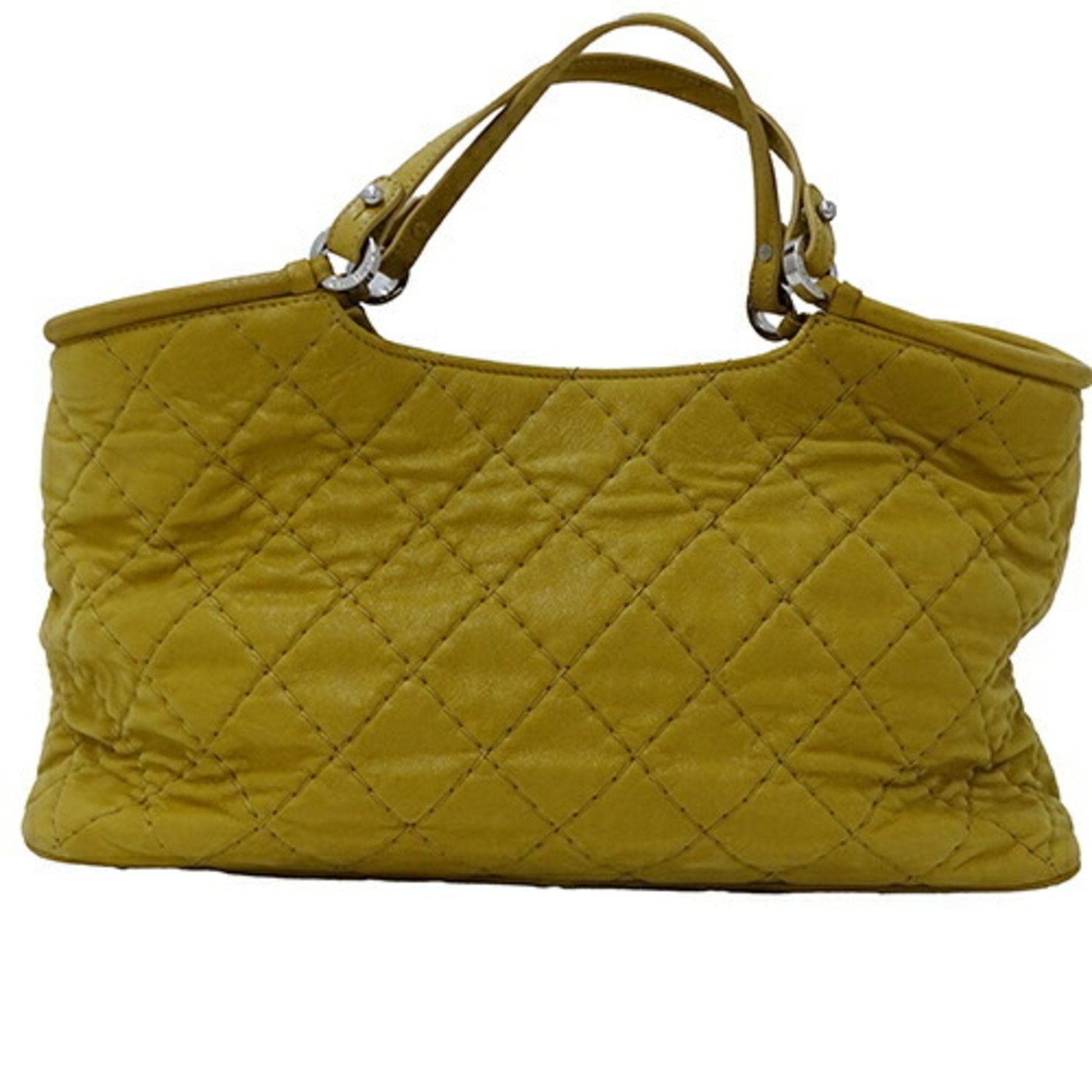 CHANEL Bag Wild Stitch Women's Handbag Shoulder 2way Suede Camel