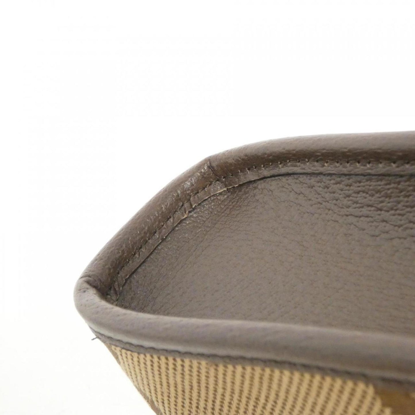 Gucci Leather Canvas Handbag