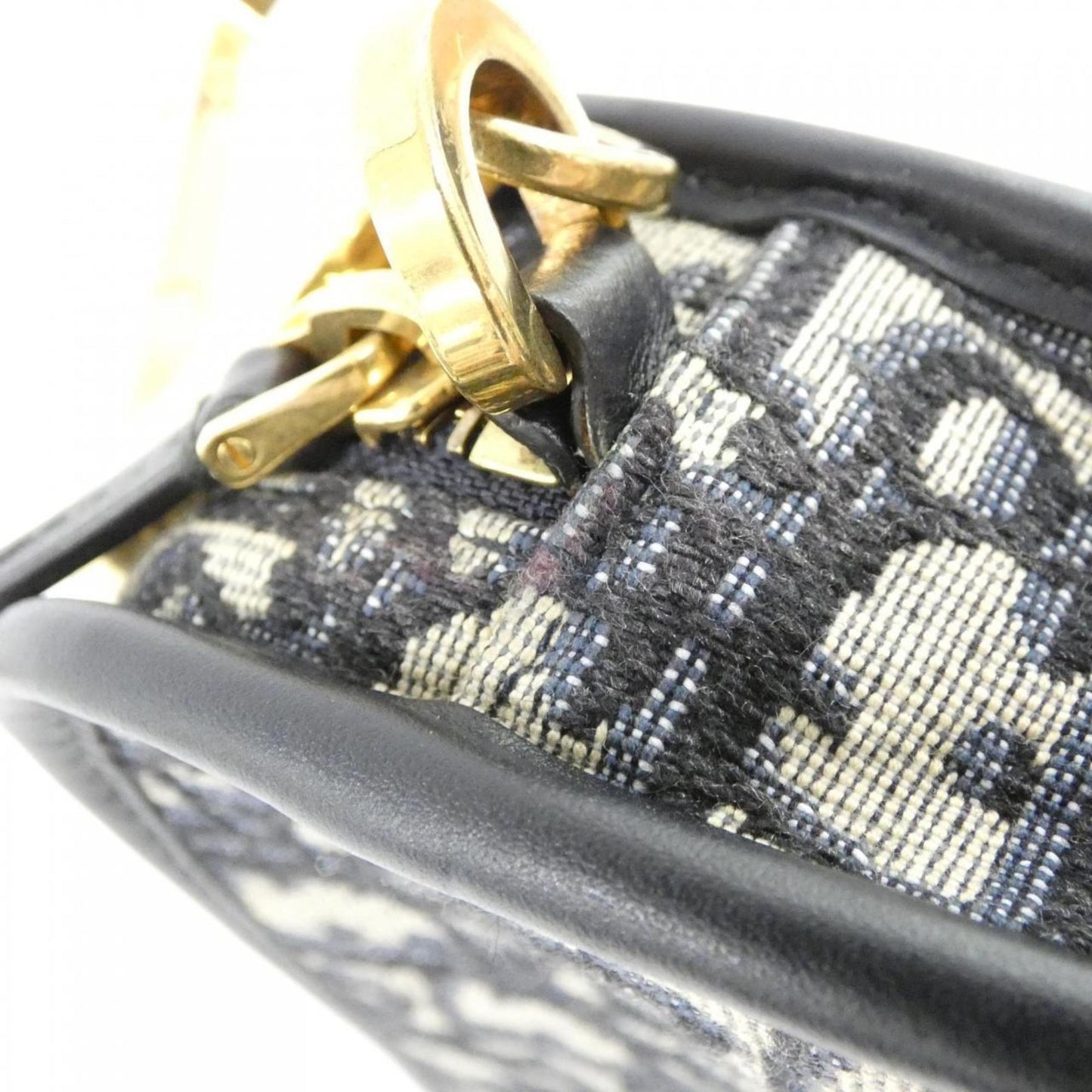 Christian Dior Blue Canvas Handbag ()