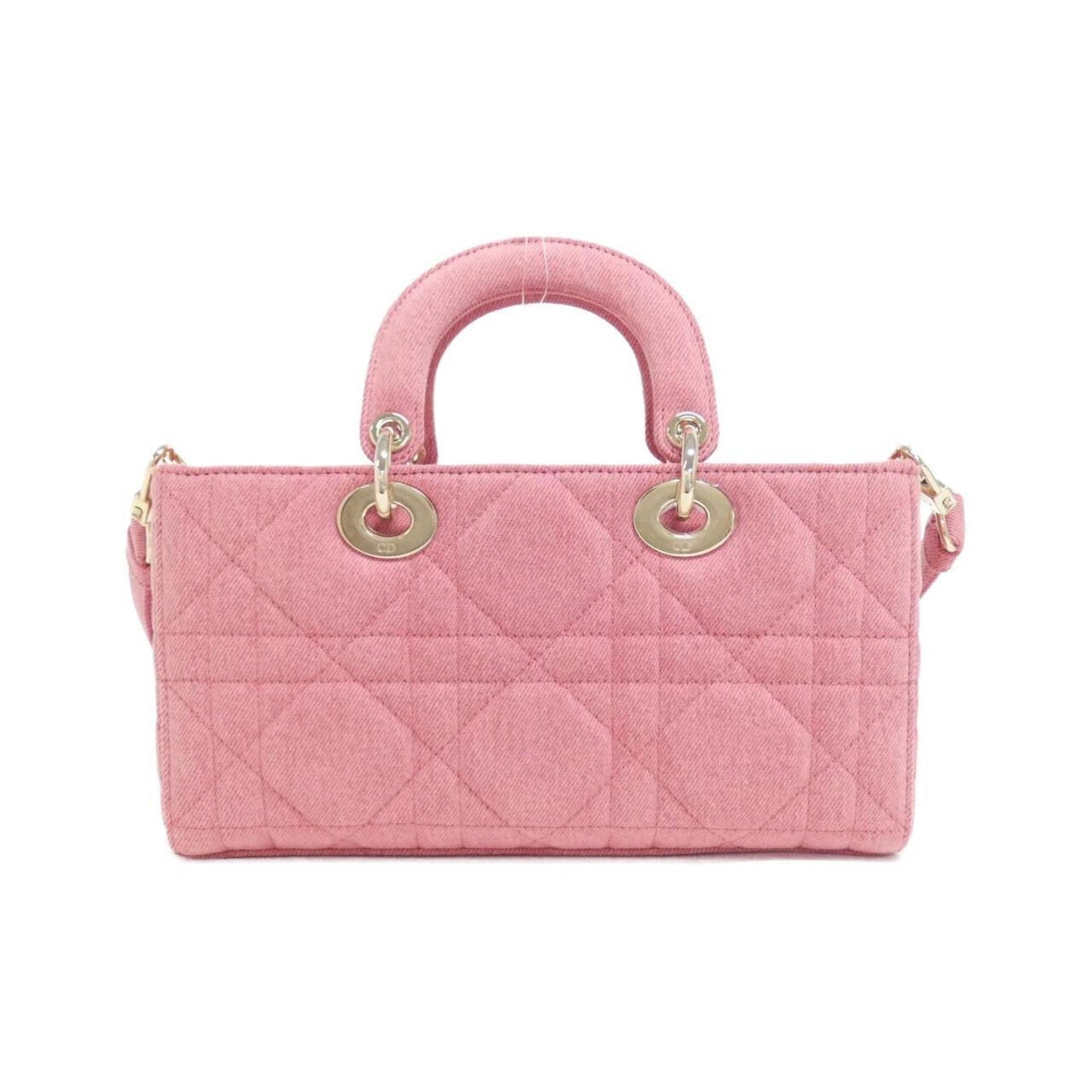 Christian Dior Pink Denim Handbag ()