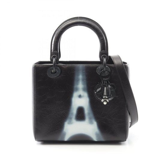 Christian Dior Black Leather Handbag ()