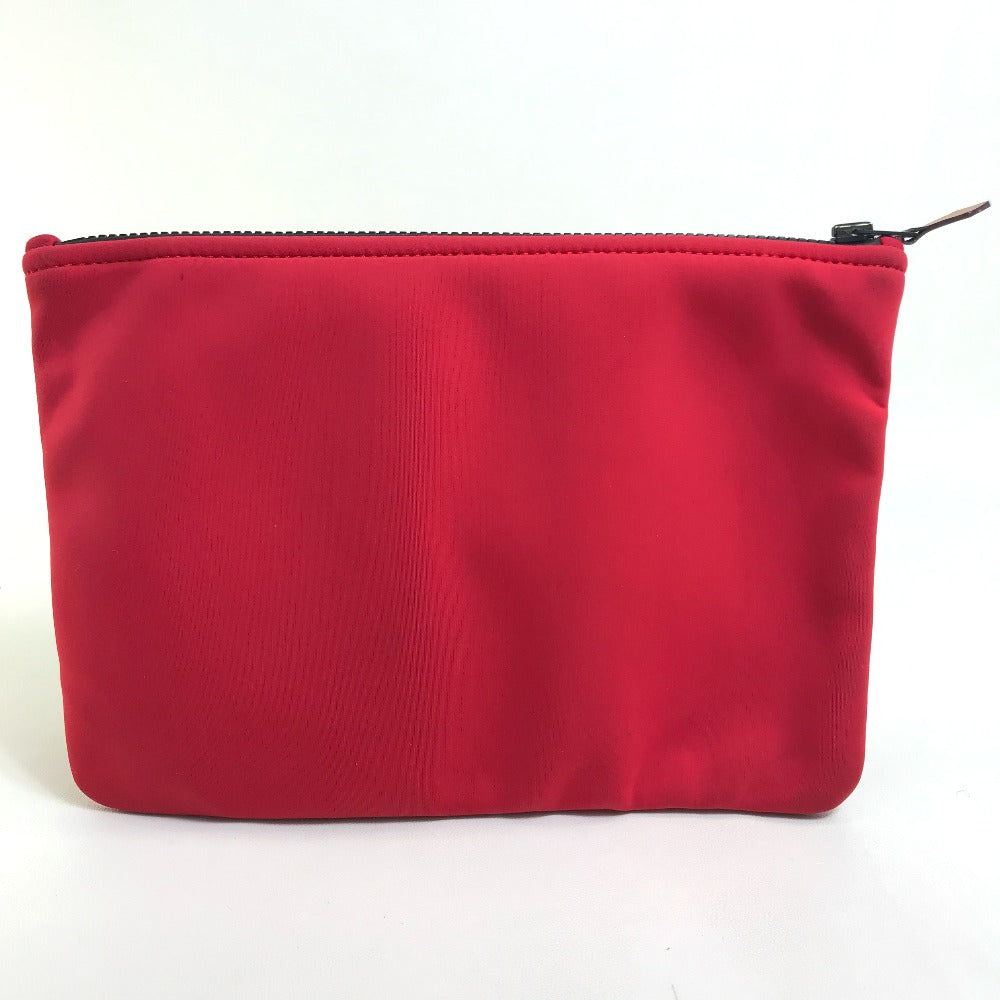 HERMES Pouch polyamide Red Neovan Truth Flat MM Women