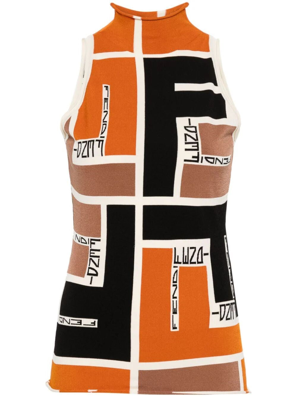 Fendi Women Slim-Fit Lycra Top