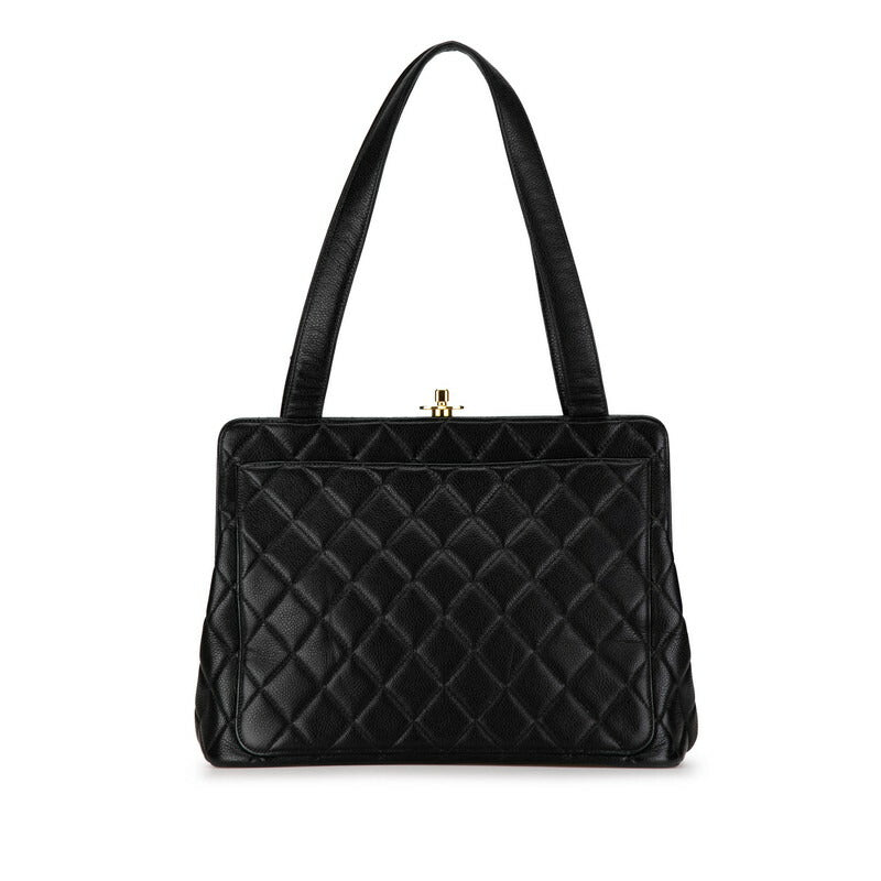 Chanel Coco Matelasse Caviar Skin Tote Bag
