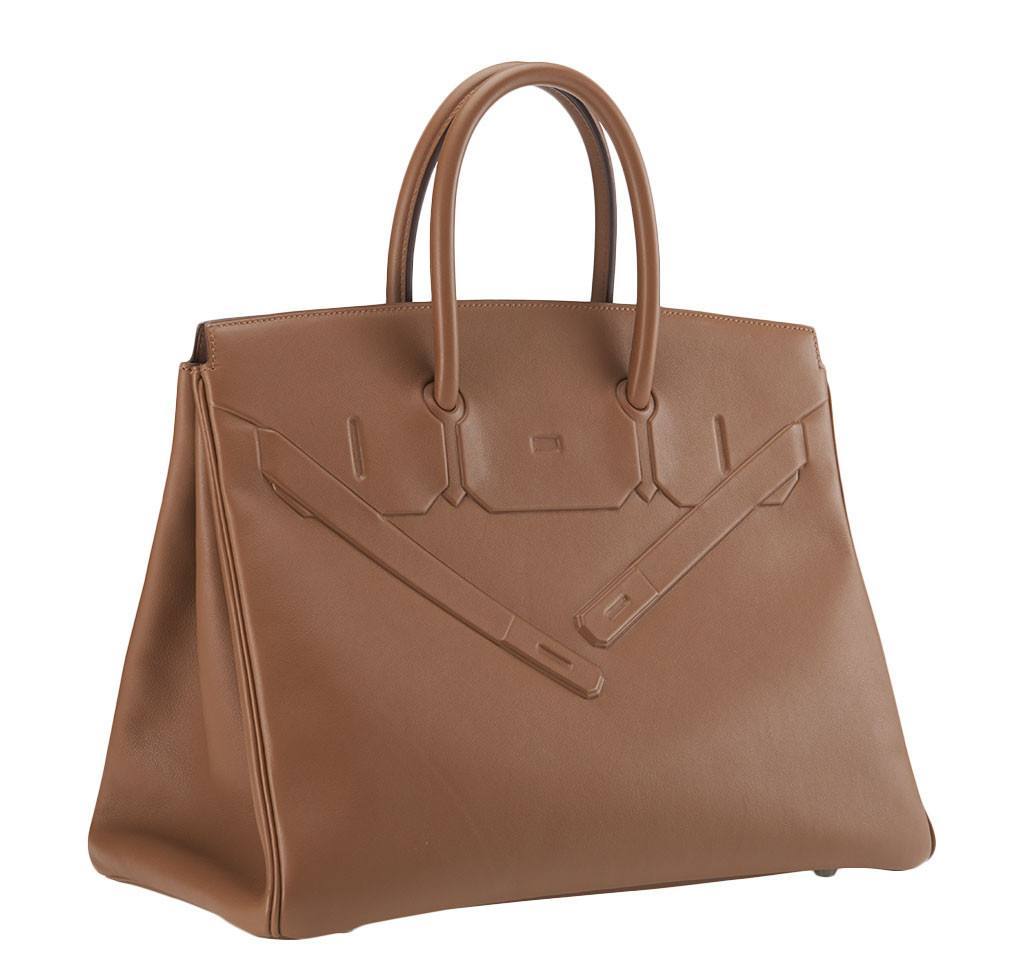 HermesBirkin 35 Alezan Shadow Bag - Limited Edition