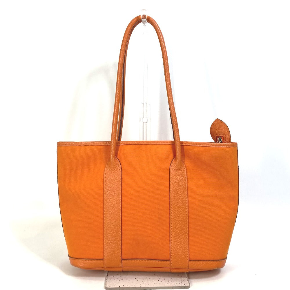 HERMES Tote Bag Towar Officier Orange Shoulder Bag Shoulder Bag Garden Zip PM Women