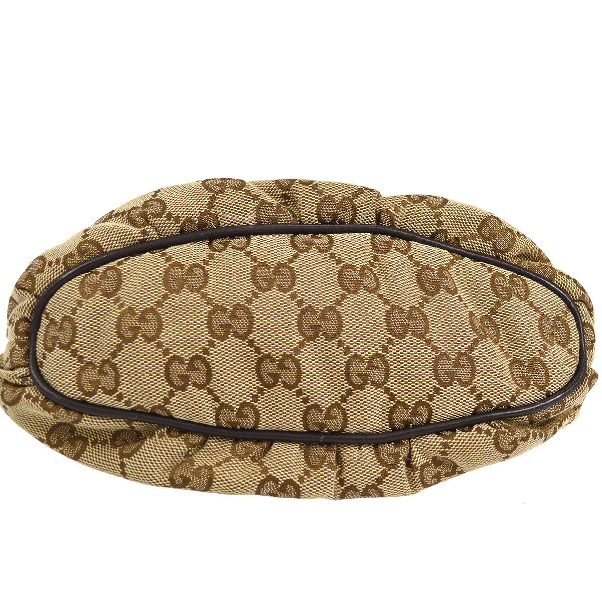Gucci Leather Canvas Handbag