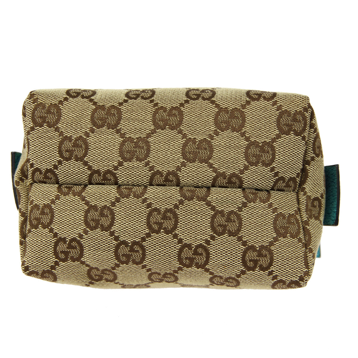 Gucci Leather Canvas Handbag