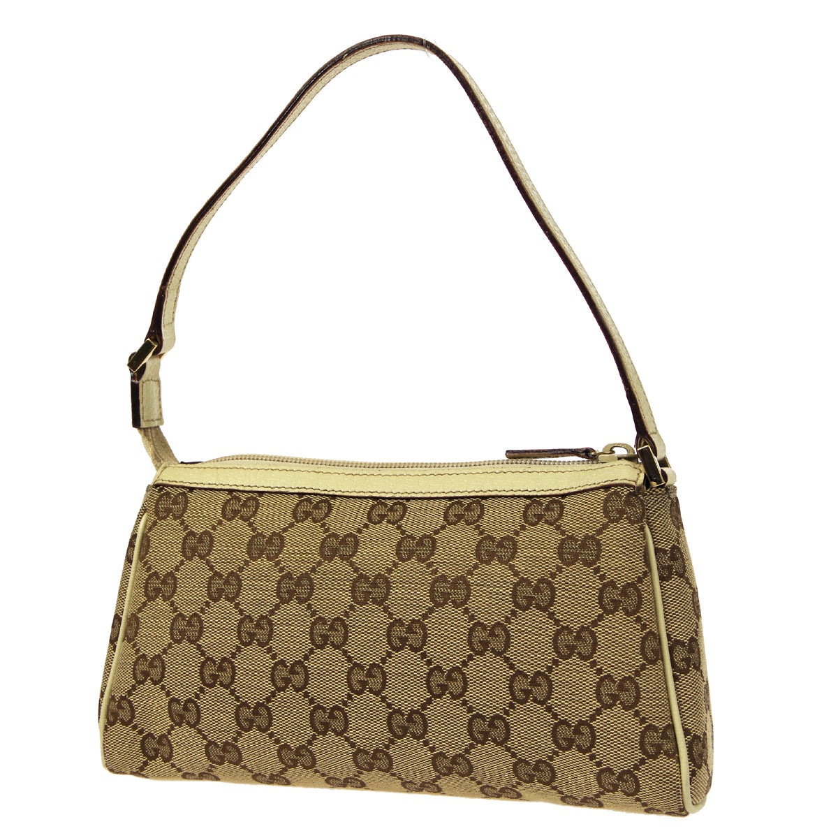 Gucci Leather Canvas Handbag Style 18