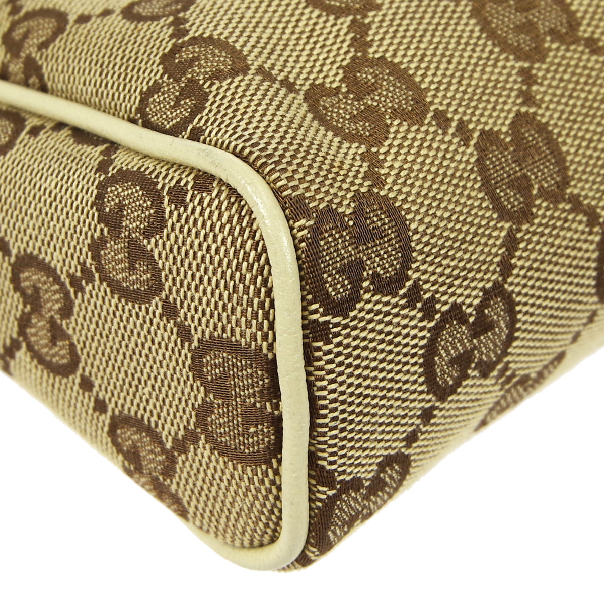 Gucci Leather Canvas Handbag Style 18