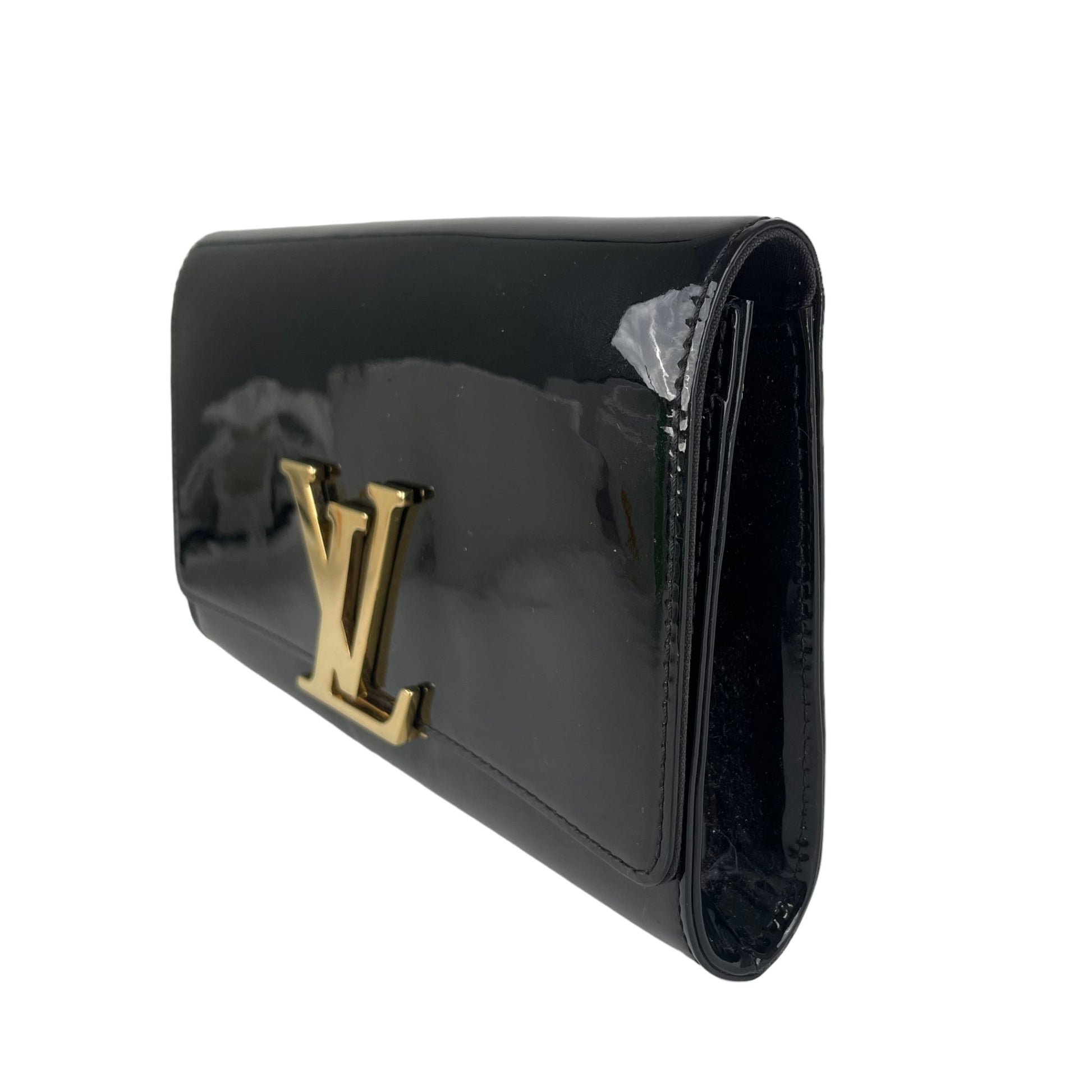 Louis Vuitton Louise Clutch Black