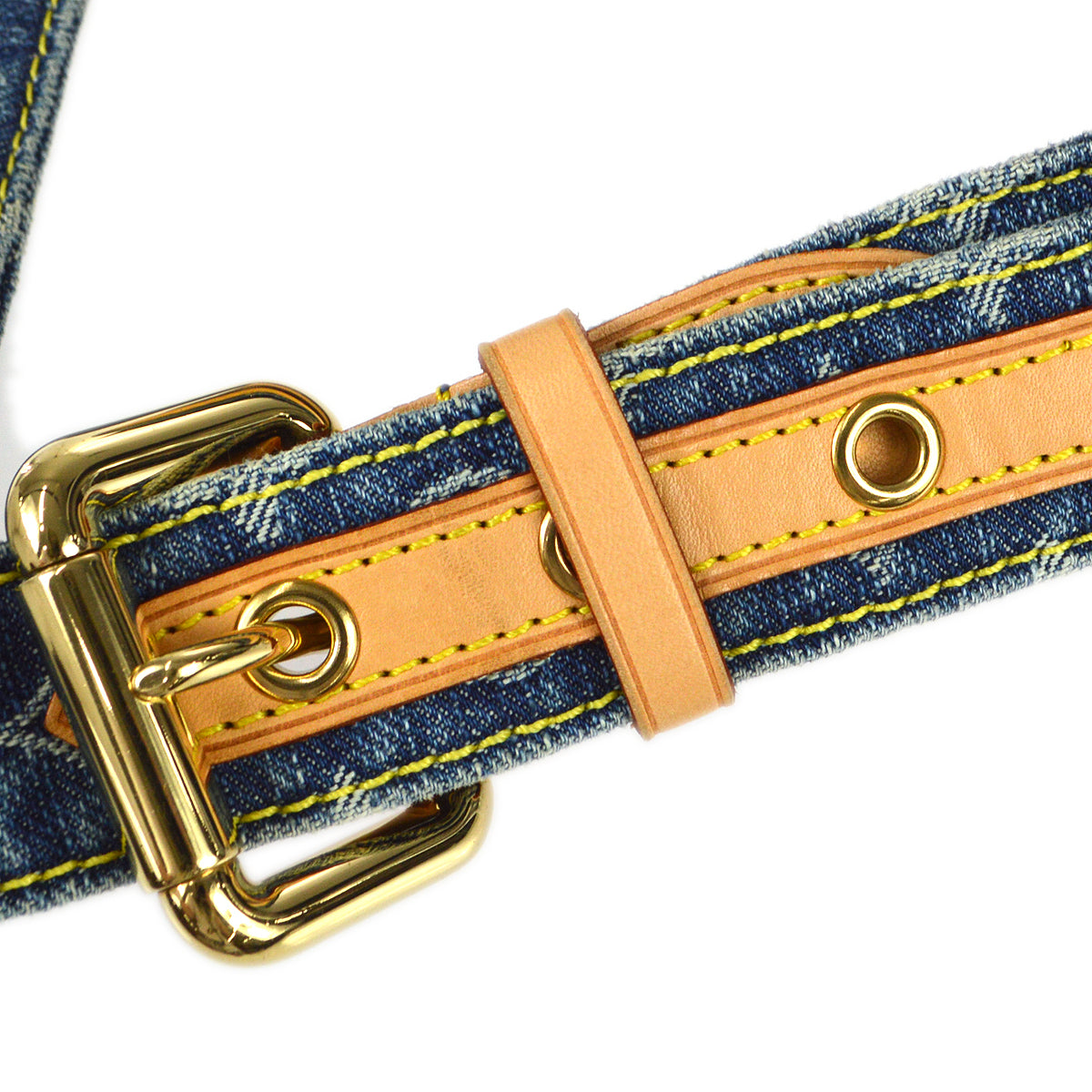 LOUIS VUITTON Bum Bag Waist Pouch Indigo Monogram Denim M95347 68407