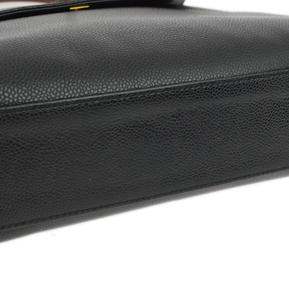 Chanel Black Caviar Kelly Handbag
