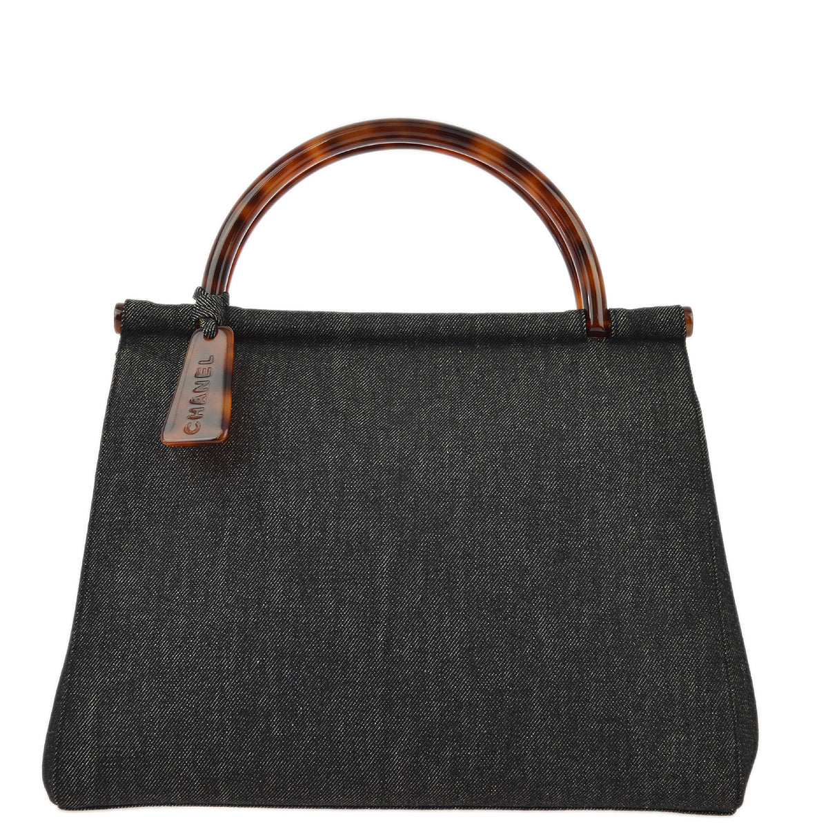 Chanel Black Denim Handbag