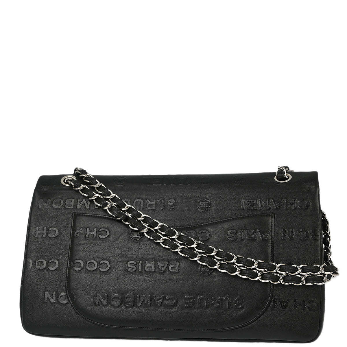 Chanel Black Unlimited Mademoiselle Lock Double Flap Chain Shoulder Bag