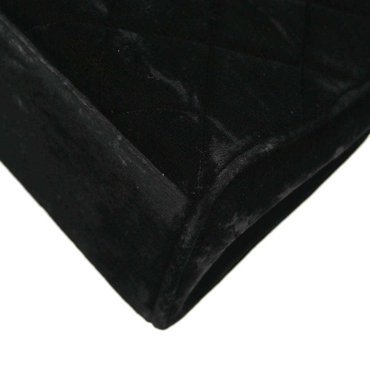 Chanel Black Velvet Handbag