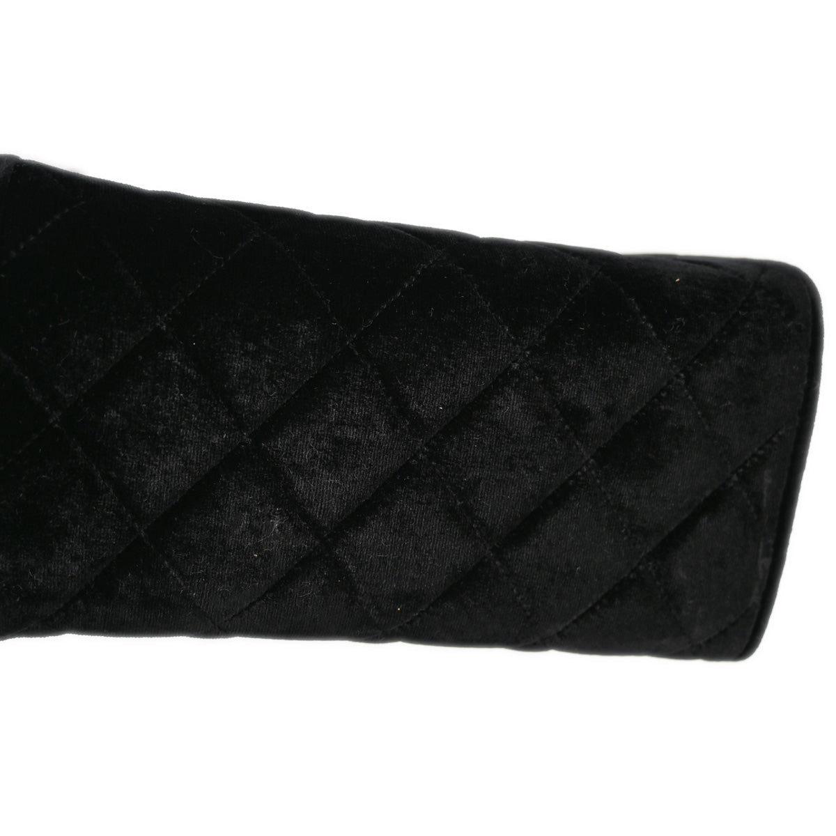 Chanel Black Velvet Handbag
