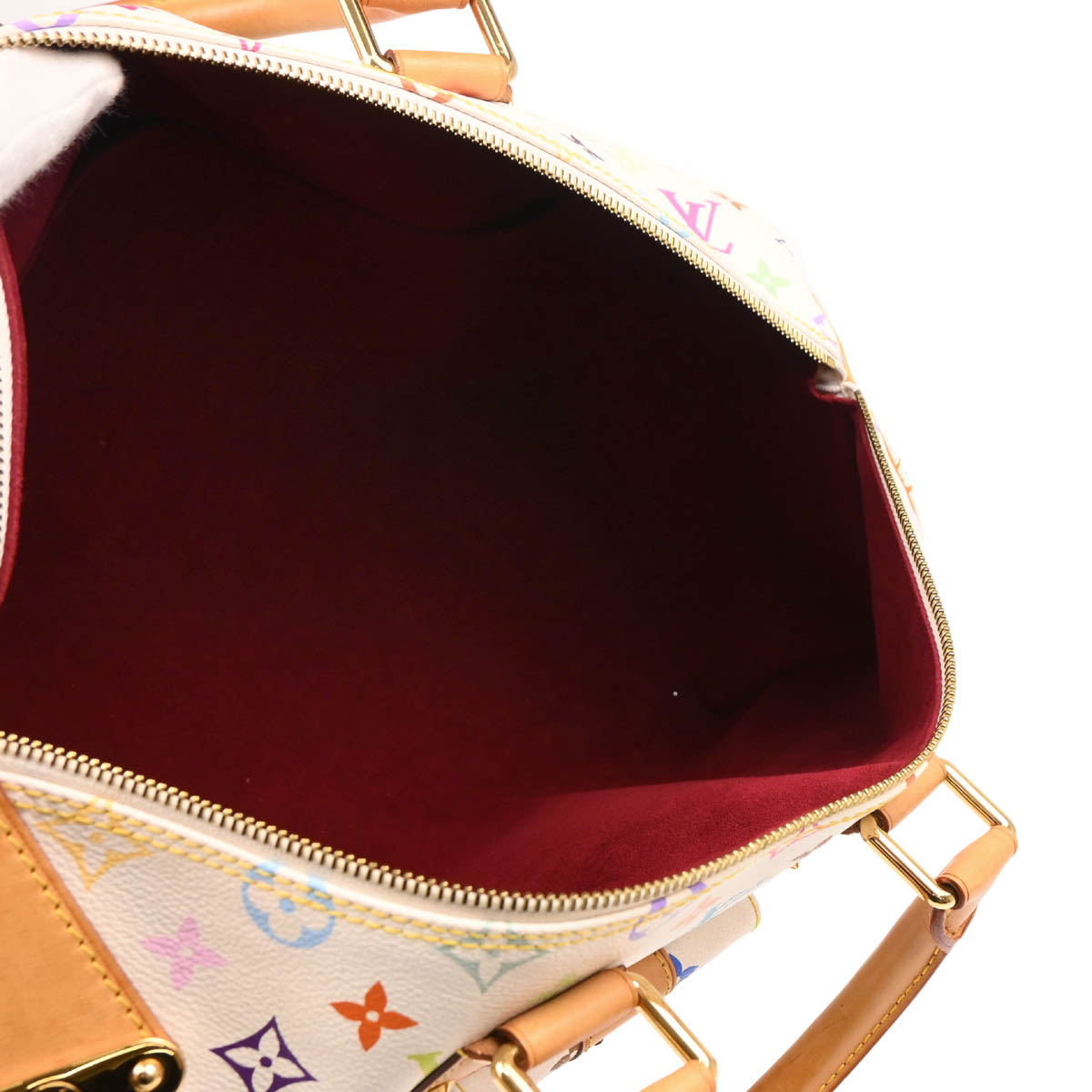 Louis Vuitton 2011 White Monogram Multicolor 40 Handbag M93216