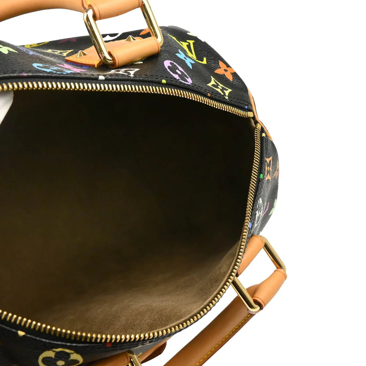 Louis Vuitton 2003 Black Monogram Multicolor 30 Handbag M92642