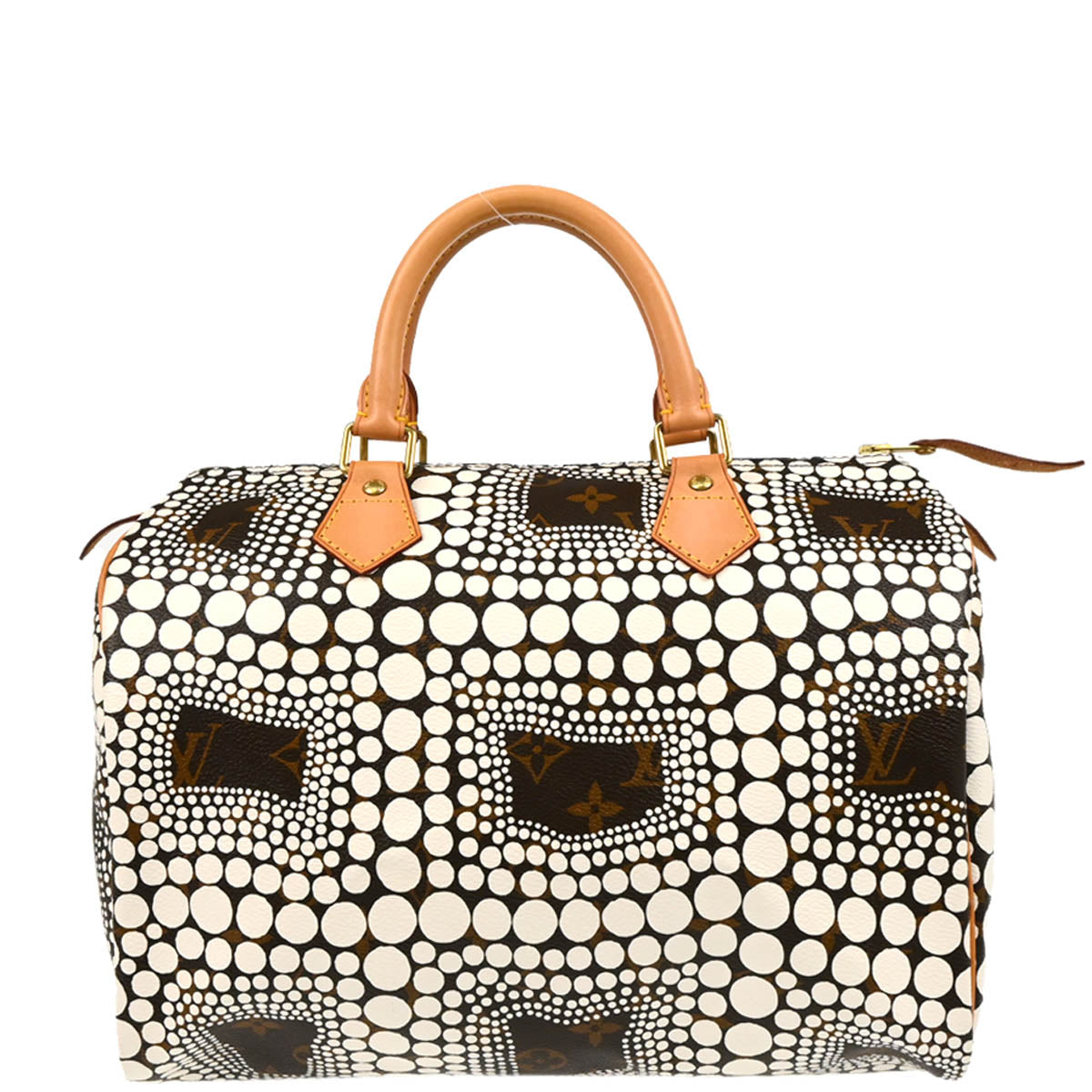 Louis Vuitton Yayoi Kusama 2012 White Monogram Town 30 Handbag M40690