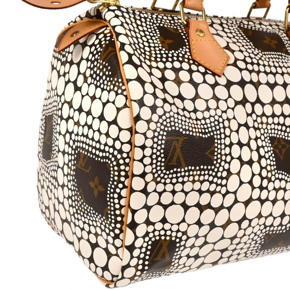 Louis Vuitton Yayoi Kusama 2012 White Monogram Town 30 Handbag M40690
