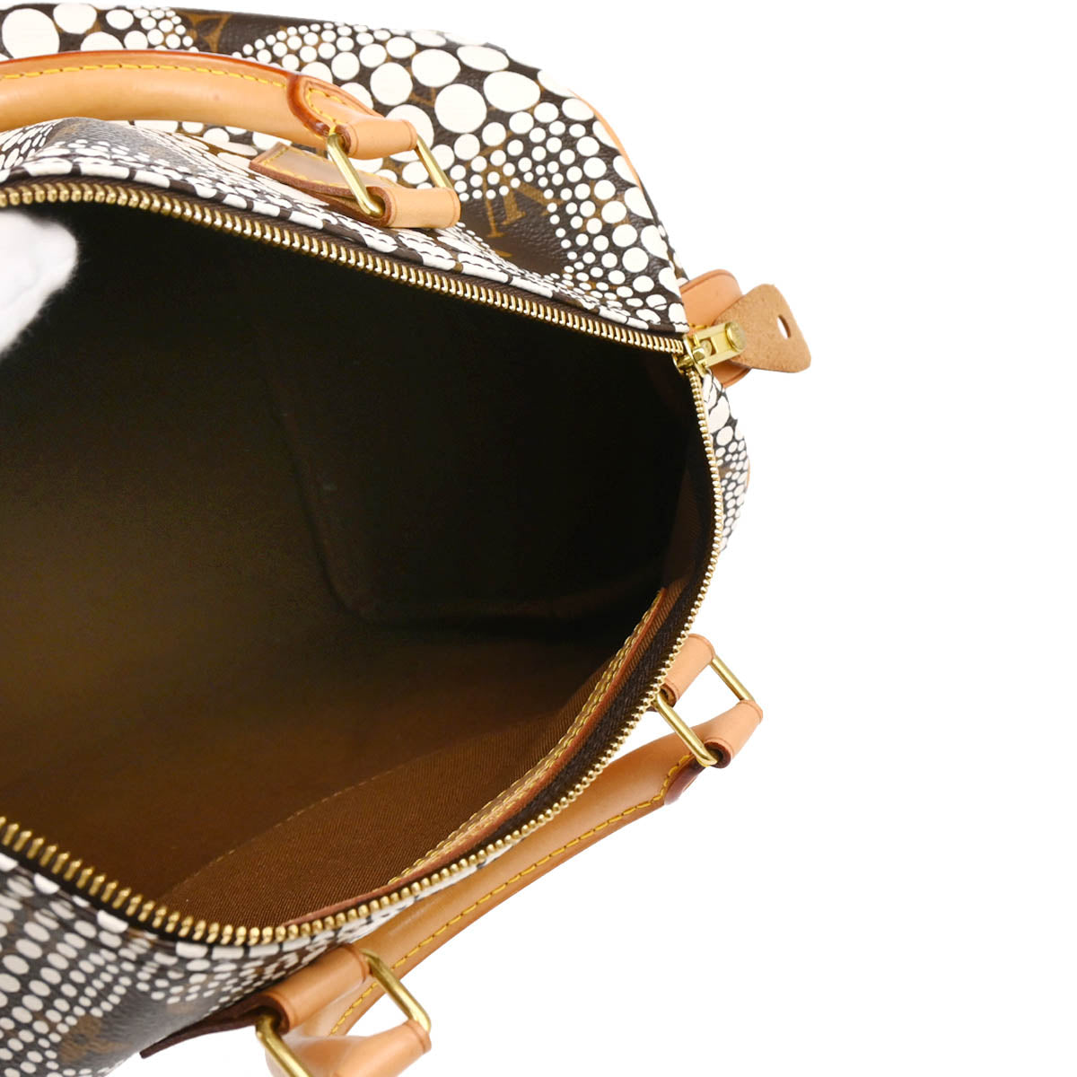 Louis Vuitton Yayoi Kusama 2012 White Monogram Town 30 Handbag M40690