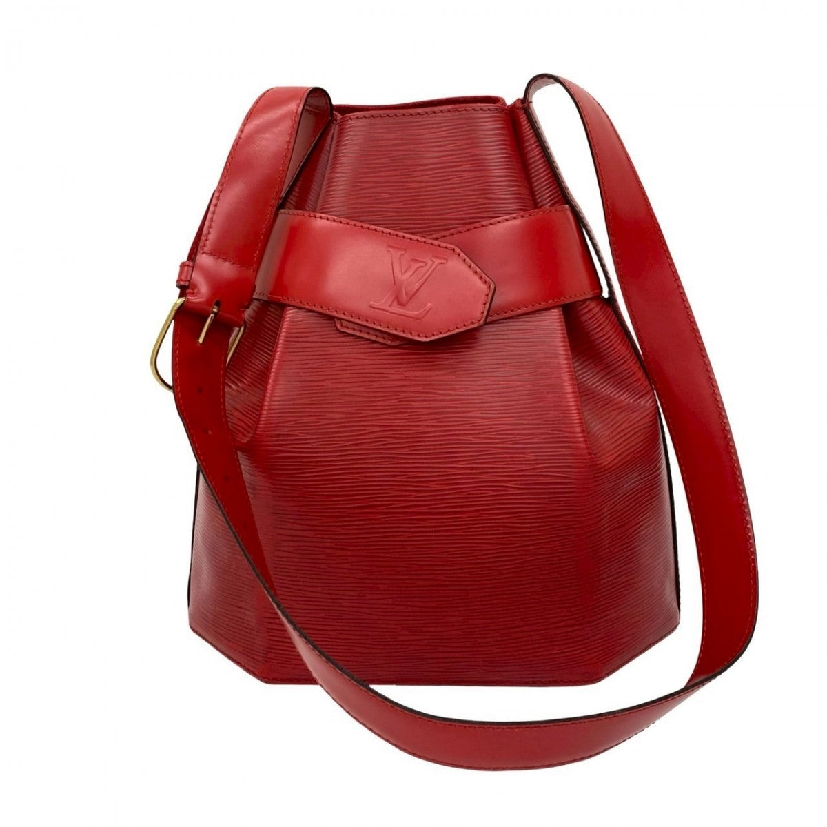 Elegant Women's Shoulder Bag | LOUIS VUITTON Shoulder Bag leather Red Epi Sac De Paul PM