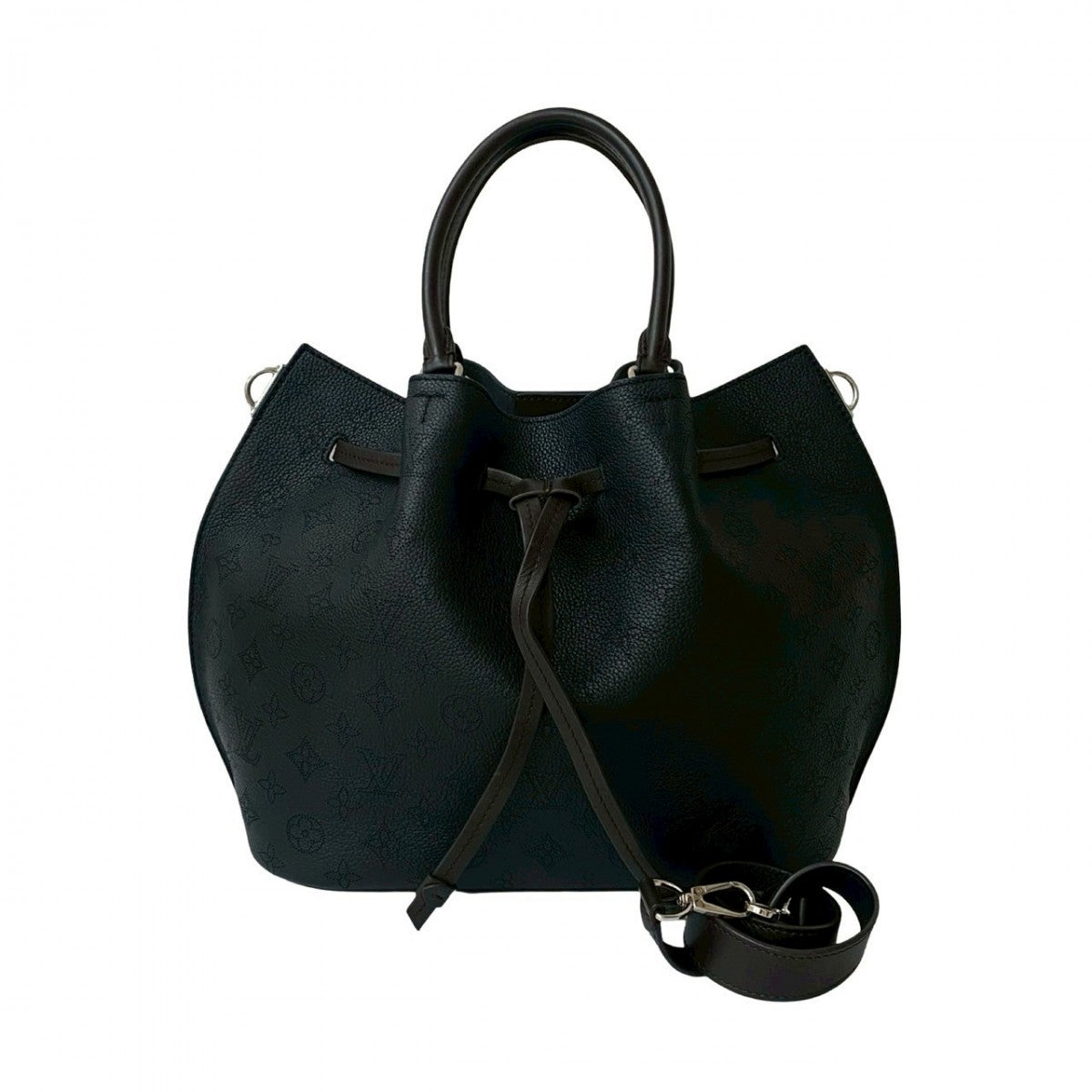 Elegant Women's Shoulder Bag | LOUIS VUITTON Shoulder Bag leather black Mahina Giroratta