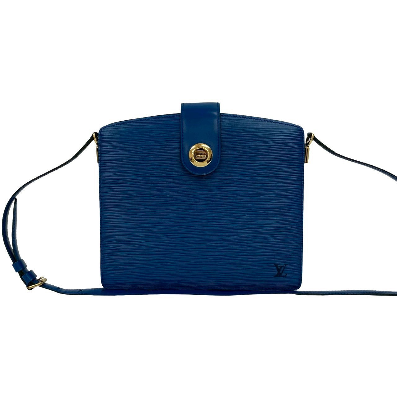 Elegant Women's Shoulder Bag | LOUIS VUITTON Shoulder Bag Epi Leather blue Epi Capuchin