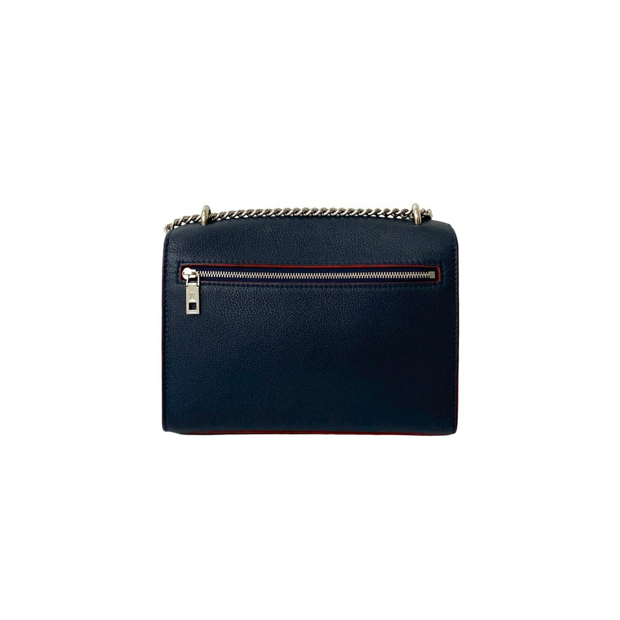 LOUIS VUITTON Shoulder Bag leather Navy ? BB