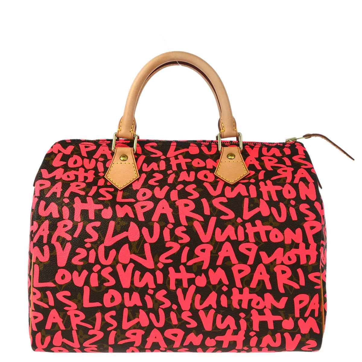 Louis Vuitton 2008 Pink Monogram Graffiti 30 Handbag M93704